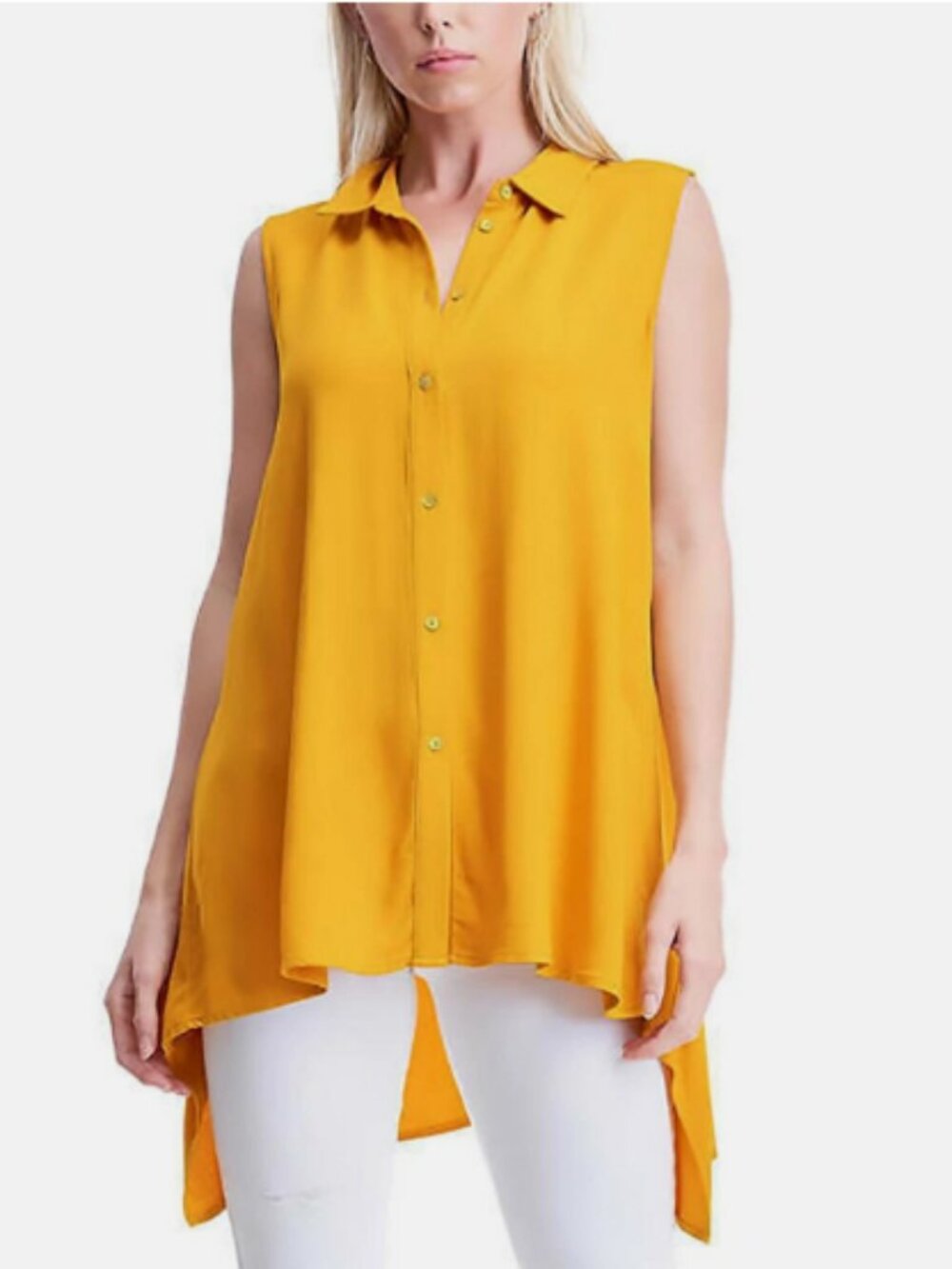 Fever Ladies' Sleeveless Blouse, MANGO MOJITO, XS